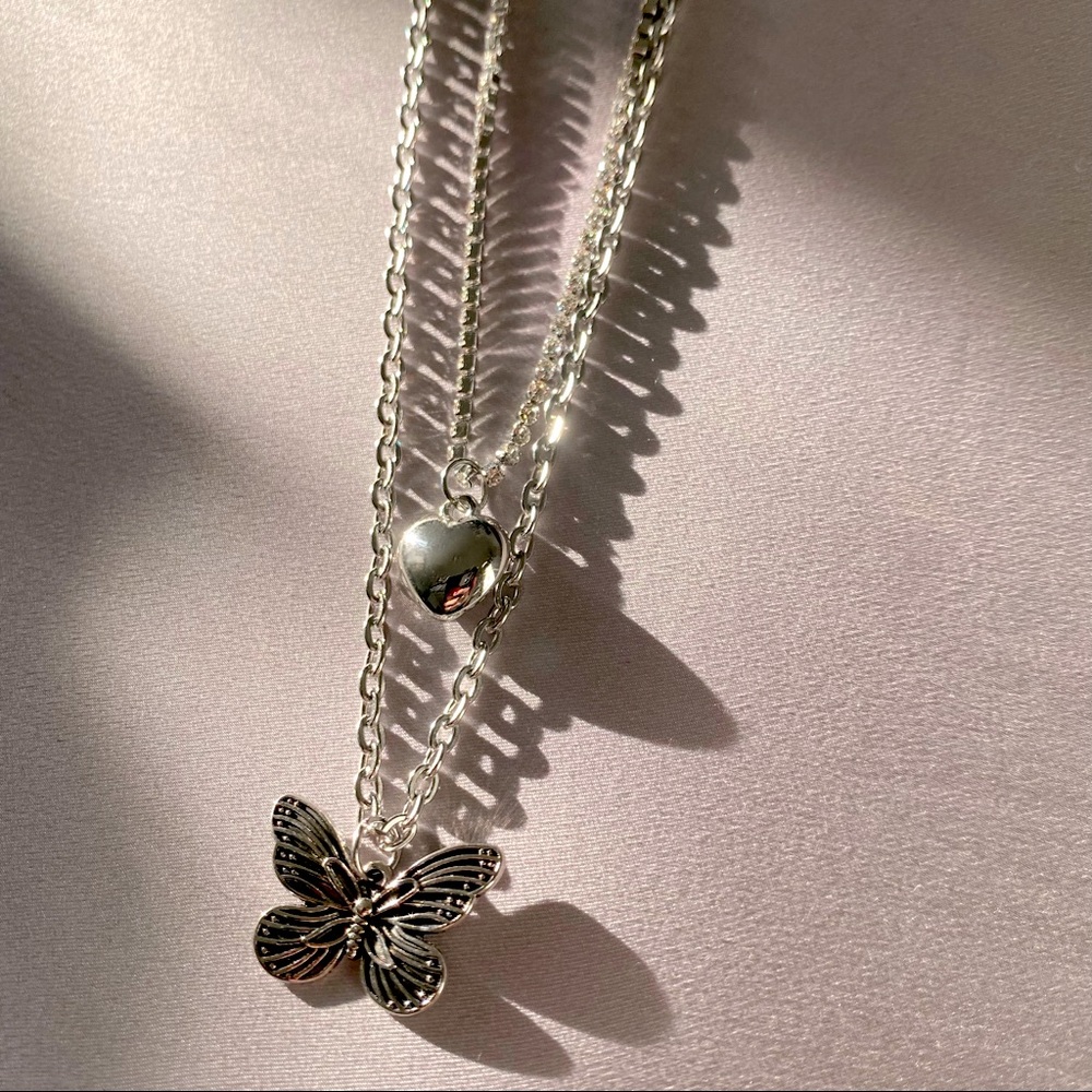 COPY - New Silver Layered Necklace